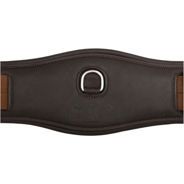 2026 Henry James Saddlery Symmetry Anatomic Short Girth GRTH-01-SHT - Havana Brown